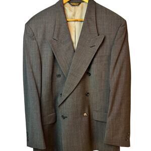 Vintage Luciano Frauroni Riserva Pure Wool Sport Coat Suit Made in USA
